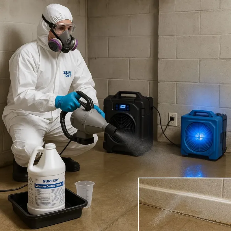 Sanitization and Odor Removal process in Shady Spring, WV